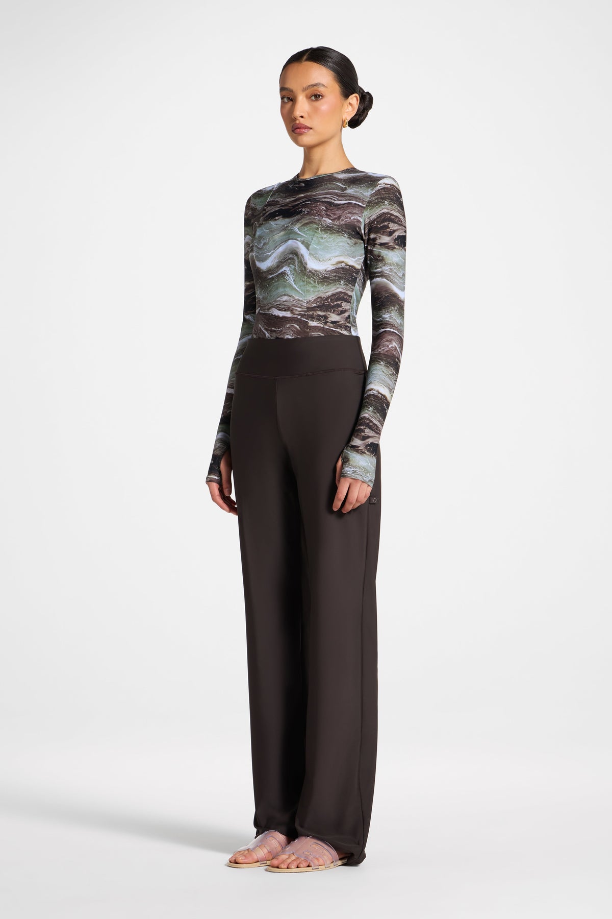 Wide Leg Swim Pants - Cove