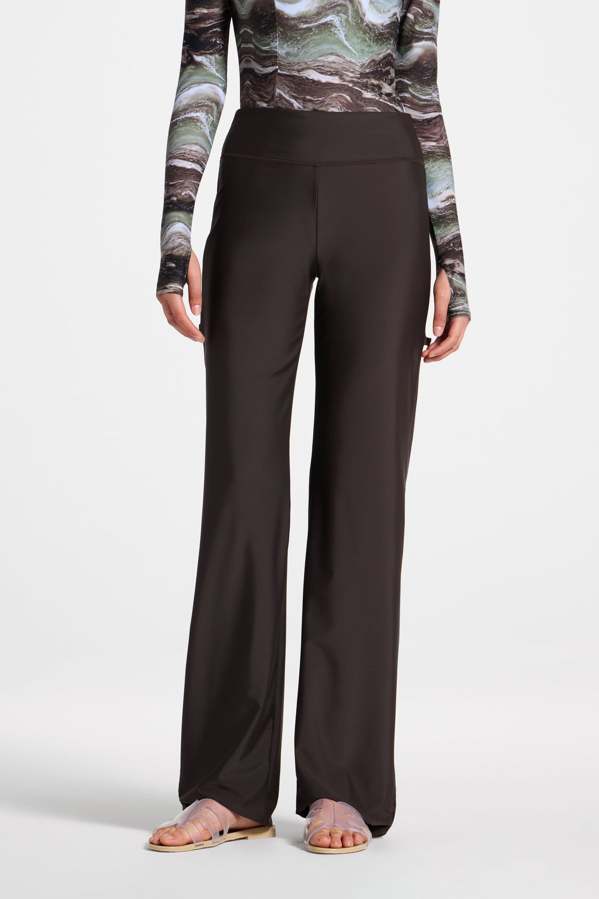Wide Leg Swim Pants - Cove