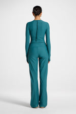 Wide Leg Swim Pants - Mediterranea