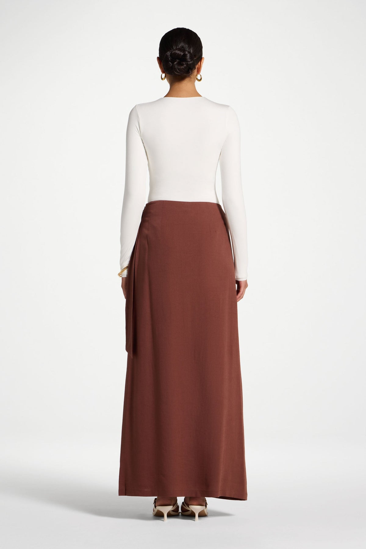 Wrap Hoop Skirt - Mocha