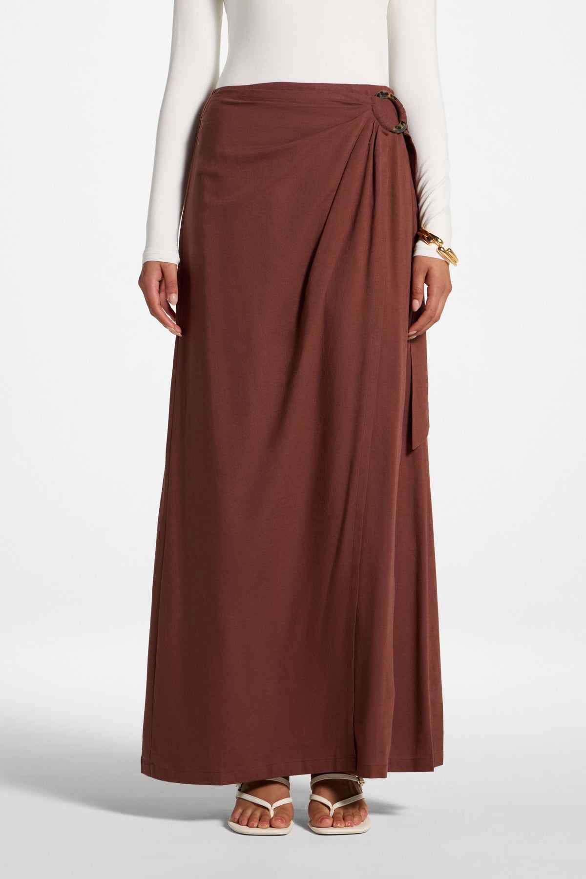 Wrap Hoop Skirt - Mocha