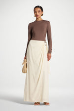 Wrap Hoop Skirt - White