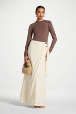 Wrap Hoop Skirt - White