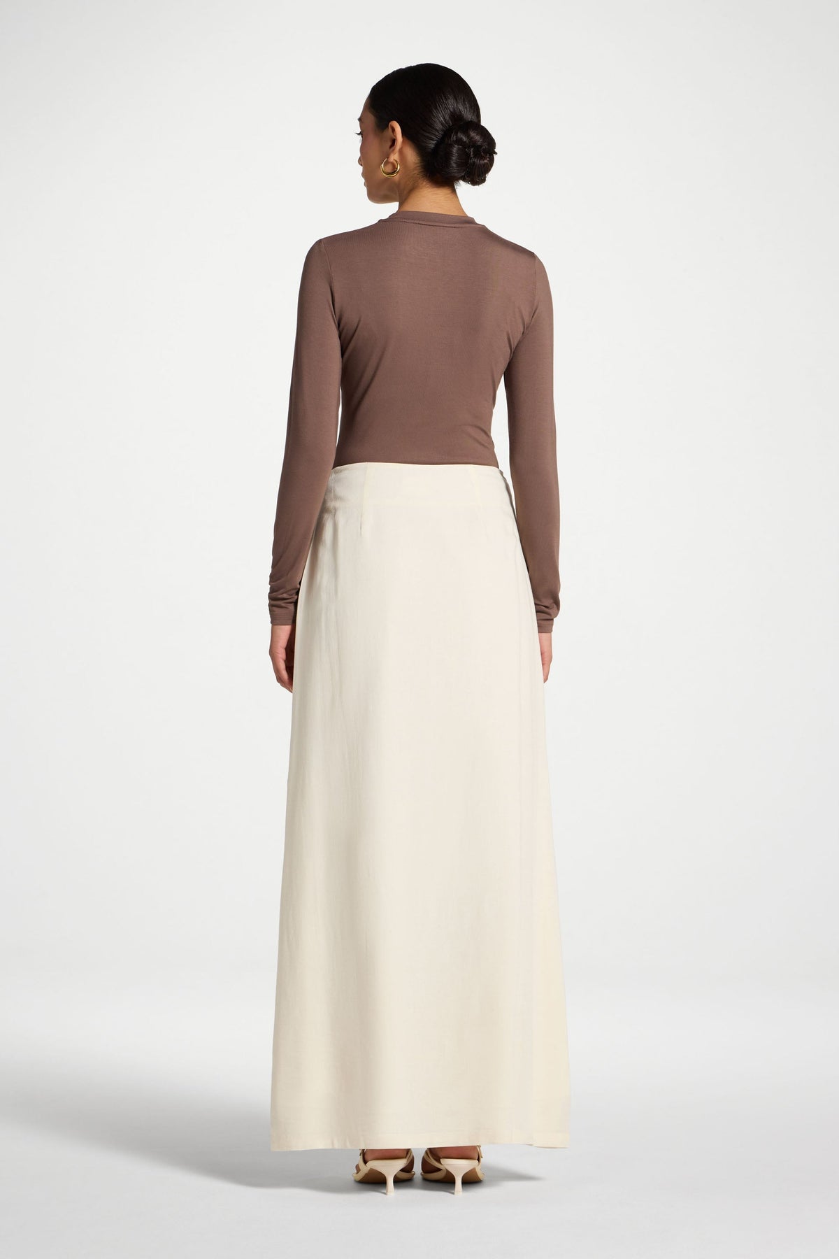Wrap Hoop Skirt - White