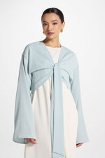 Wrap Tie Cardigan Top - Blue Sky