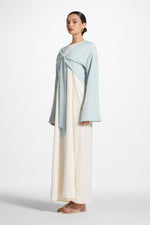Wrap Tie Cardigan Top - Blue Sky