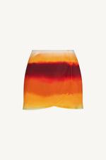Wrap Two Piece Swimsuit & Skirt Set - Sunset Ombre