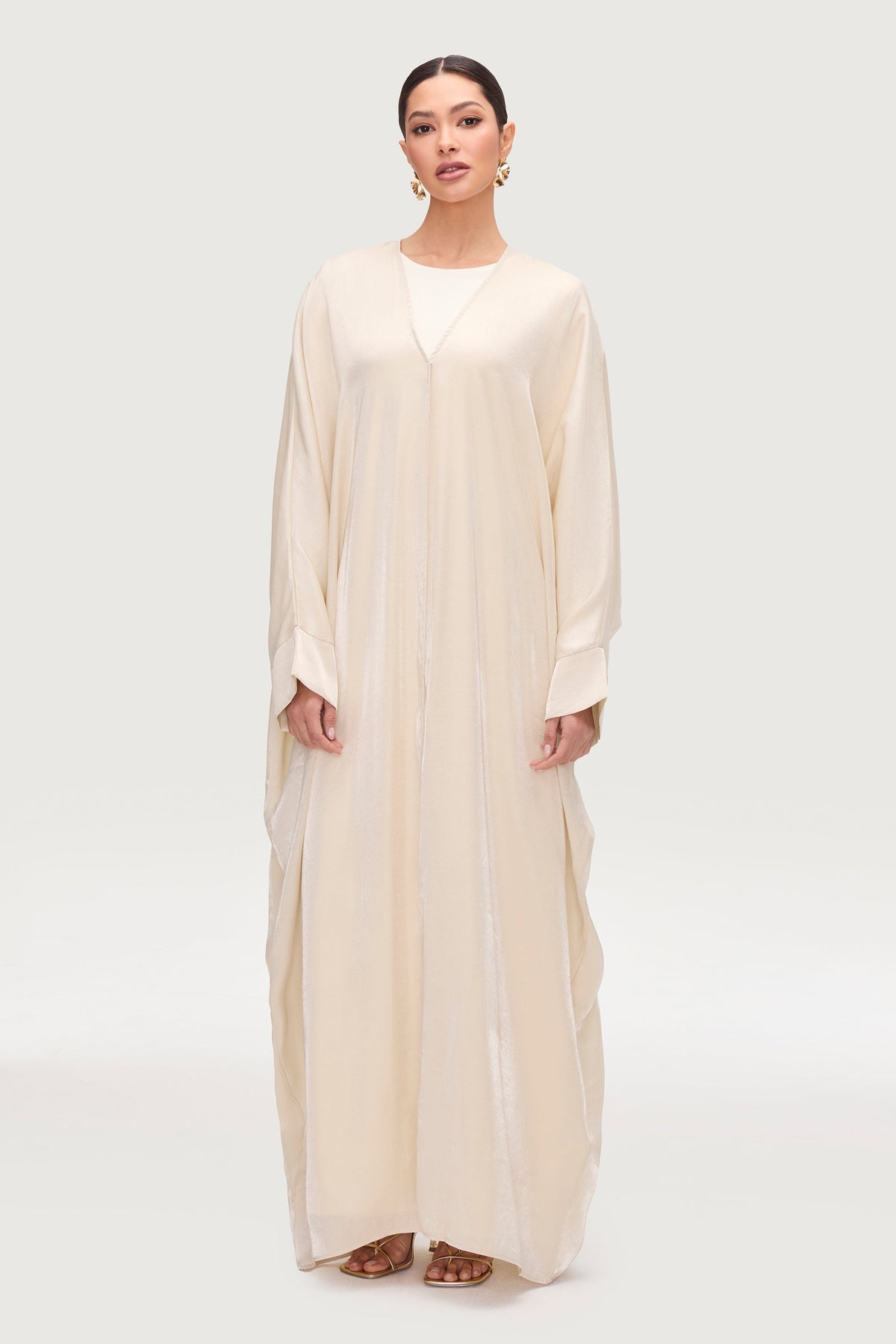 Zara Open Abaya - Moonlight