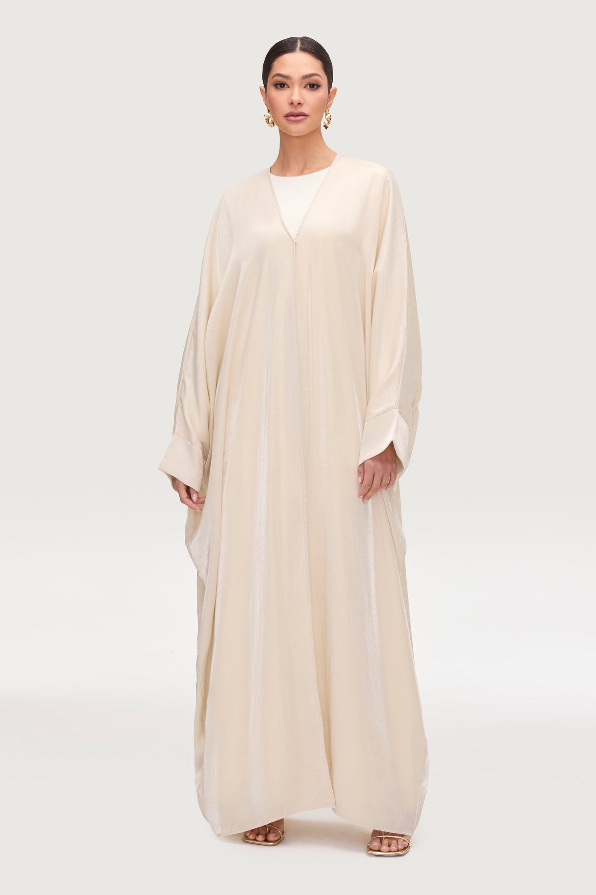 Zara Open Abaya - Moonlight