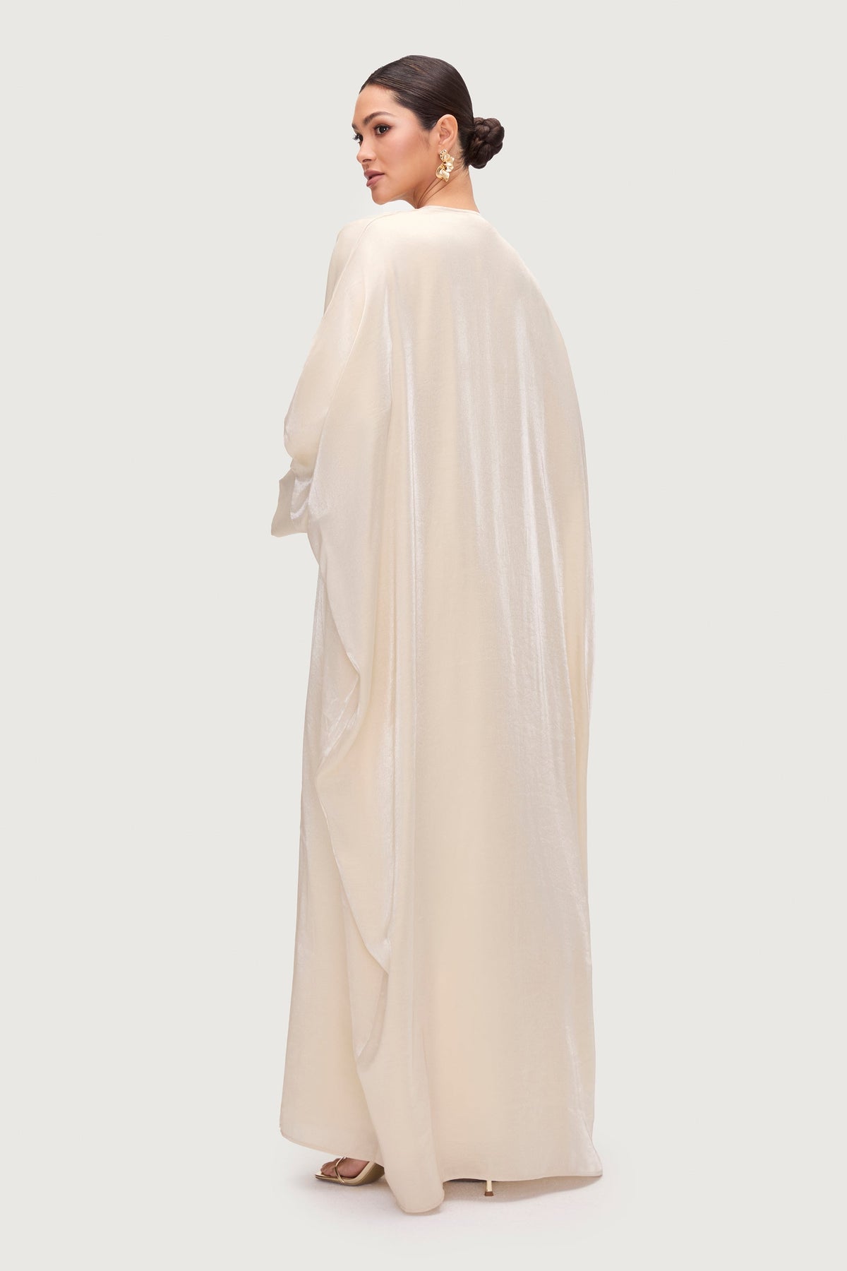 Zara Open Abaya - Moonlight