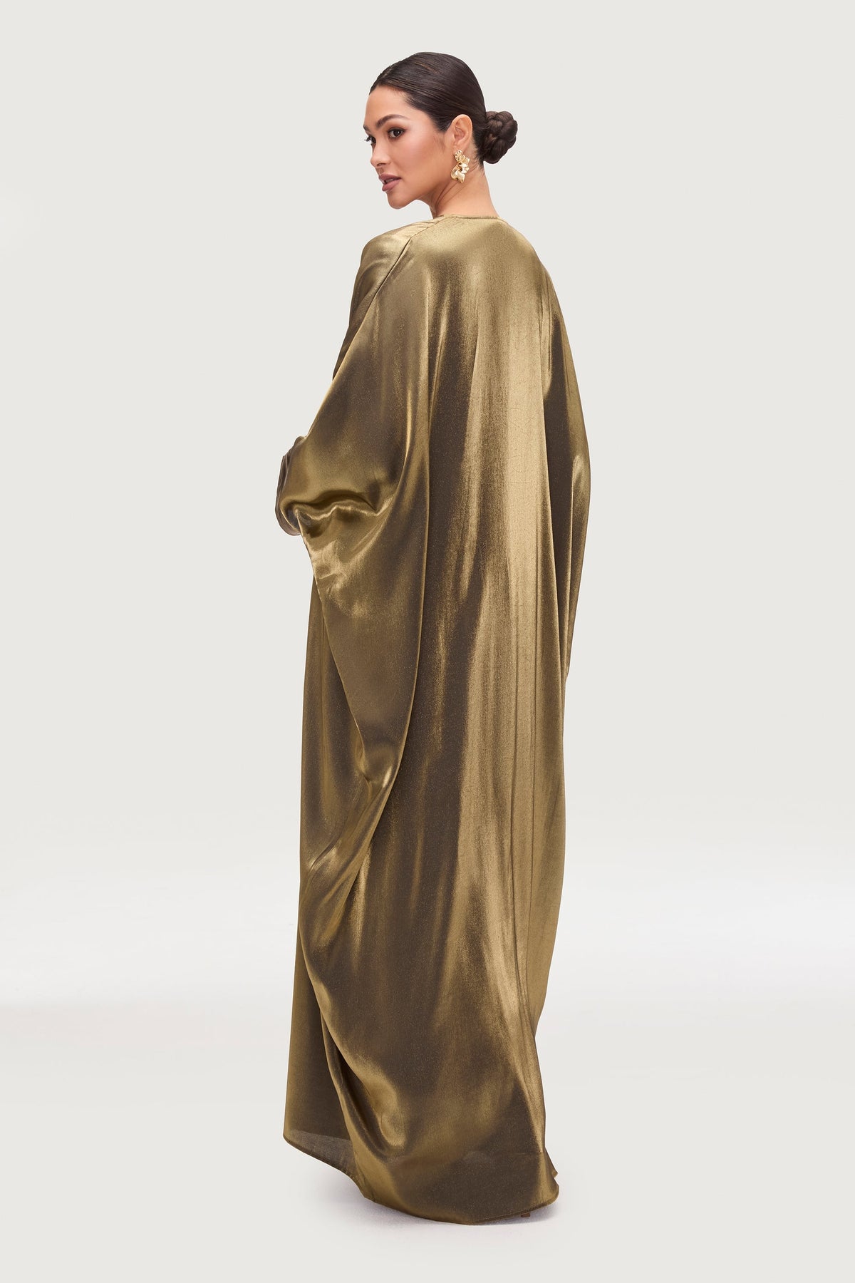 Zara Satin Open Abaya - Zaytoon