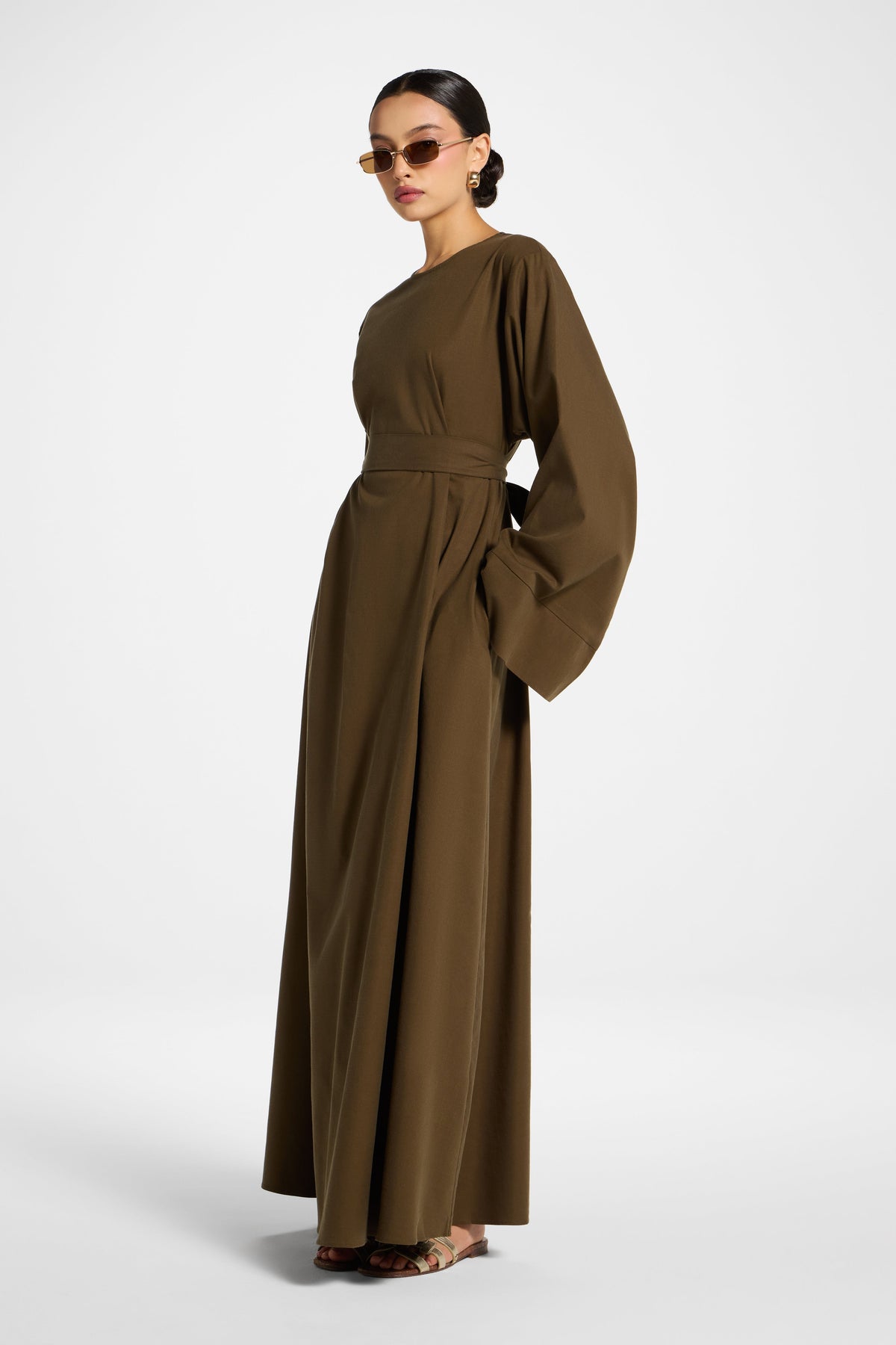 Zeina Maxi Dress - Olive